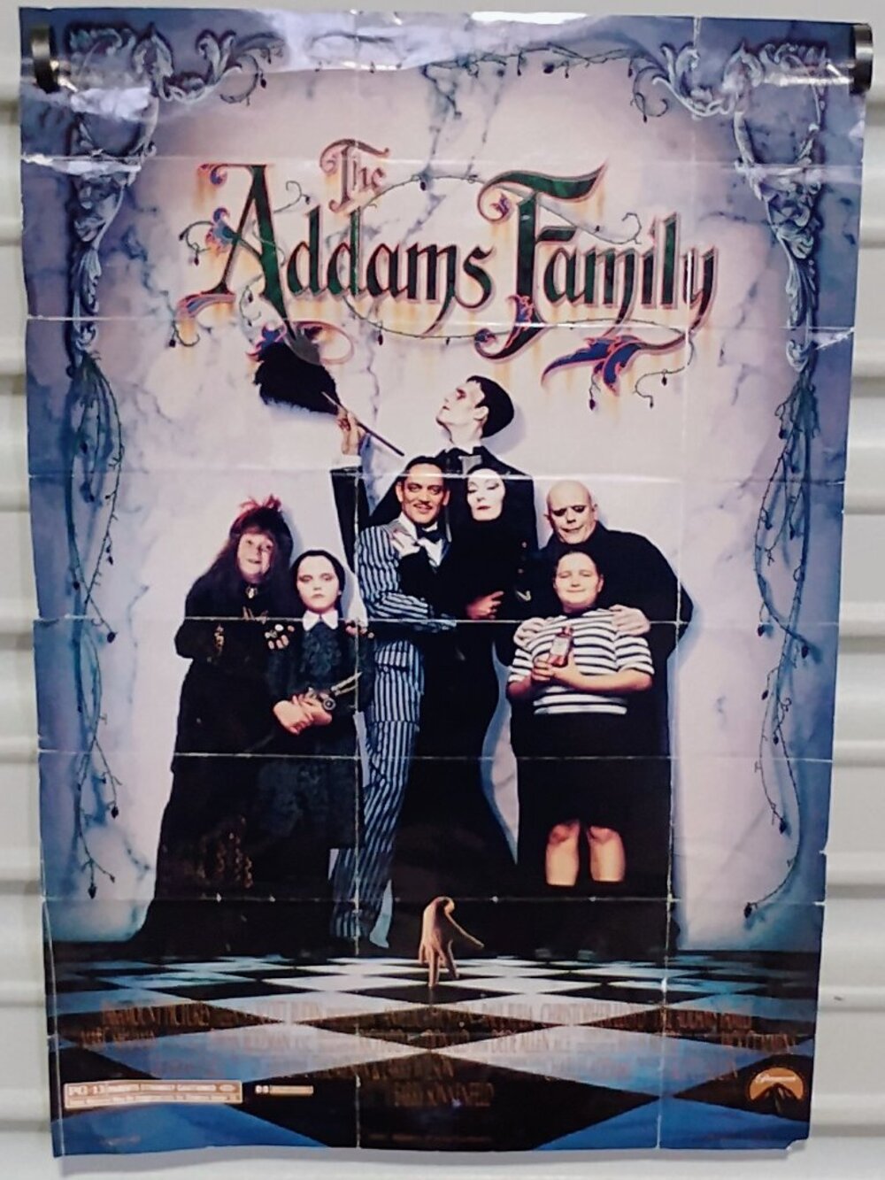 The Adams Family Orig. Promo Movie Poster 10x14 1991 Vintage